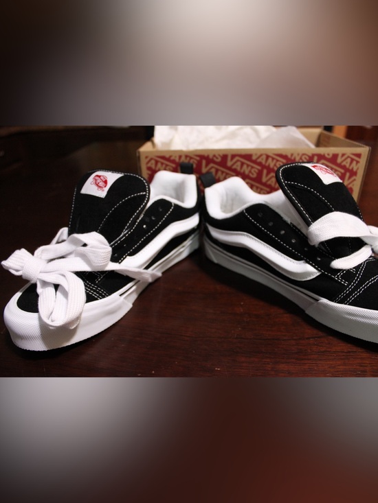 Vans Other - Vans Knu Skool Skate Shoe - Black / True White